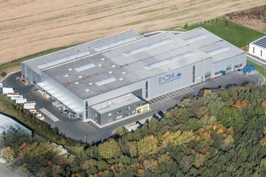 PCM Luftaufnahme des Werkes in Klipphausen, Sachsen PCM Luftaufnahme des Werkes in Klipphausen, Sachsen