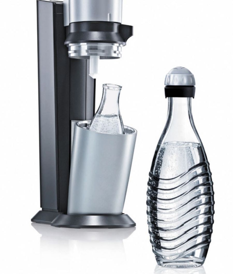 Die neuen SodaStream- Trinkwassersprudler Crystal mit Glaskaraffe Die neuen SodaStream- Trinkwassersprudler Crystal mit Glaskaraffe