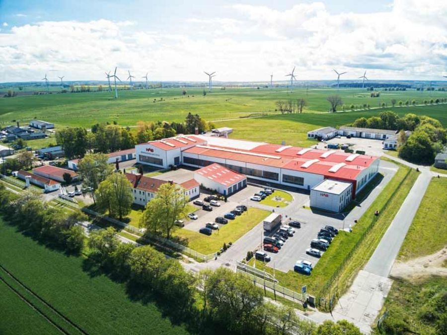 HAB Hallen- und Anlagenbau Betriebsgelände im mecklenburg-vorpommerschen Wusterhusen HAB Hallen- und Anlagenbau Betriebsgelände im mecklenburg-vorpommerschen Wusterhusen