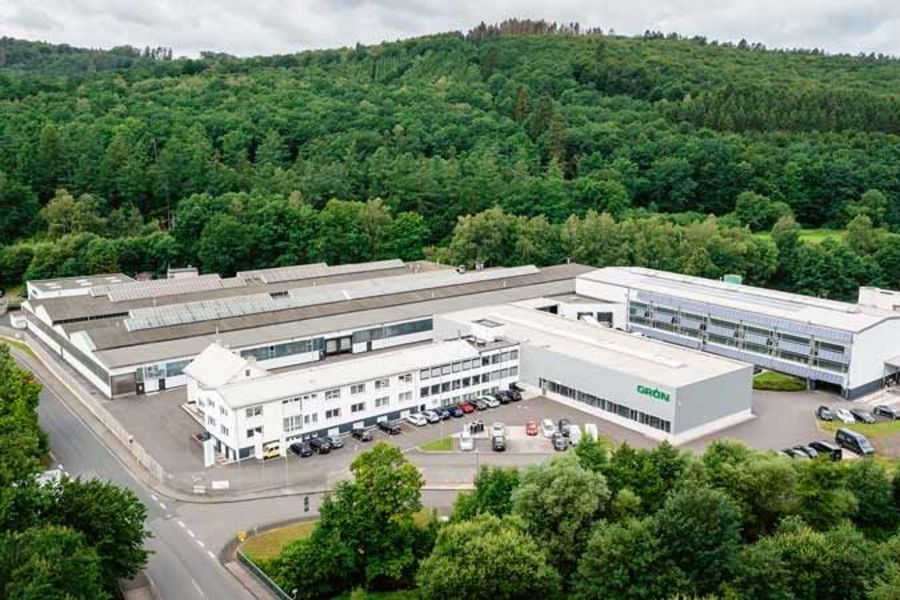 Der Firmensitz der Grün GmbH Spezialmaschinenfabrik in Wilnsdorf Der Firmensitz der Grün GmbH Spezialmaschinenfabrik in Wilnsdorf
