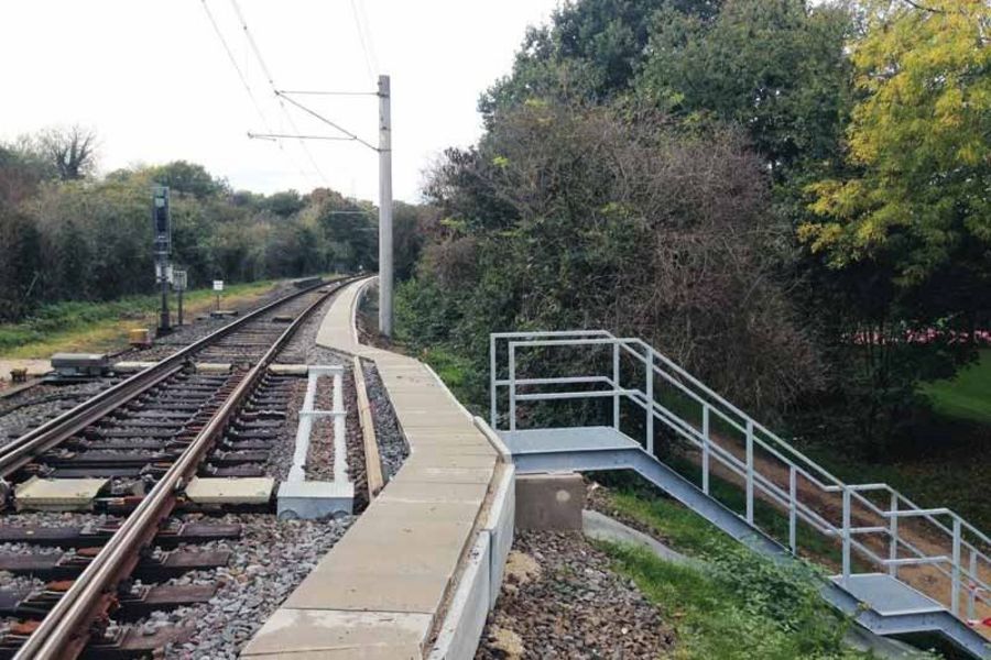 Salcef Bau Kabelkanal mit Aufgang in Dransdorf Salcef Bau Kabelkanal mit Aufgang in Dransdorf