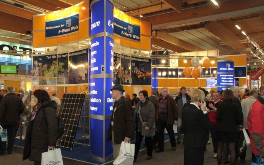 Stand auf der Energiemesse Wels. Stand auf der Energiemesse Wels.