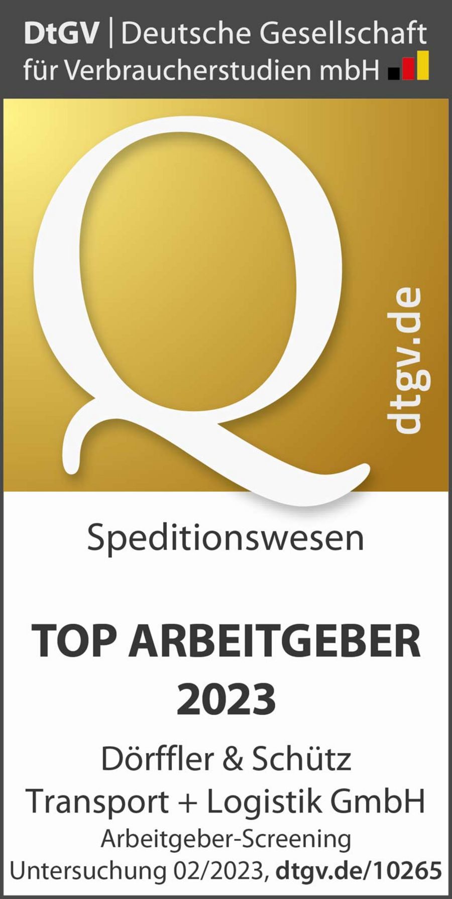 Dörffler & Schütz Transport + Logistik Top-Arbeitgeber Dörffler & Schütz Transport + Logistik Top-Arbeitgeber