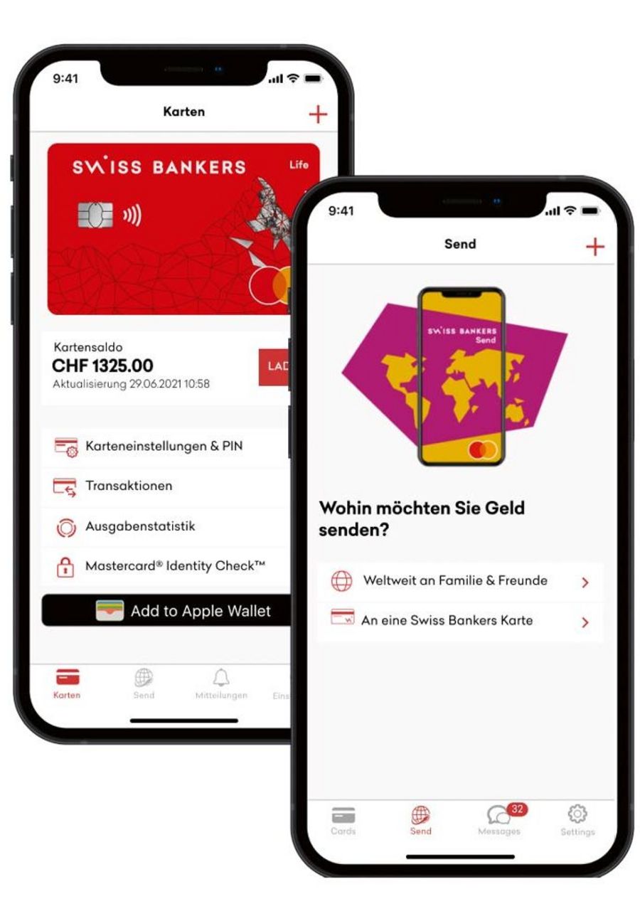 Swiss Bankers Prepaid Services Mobile App