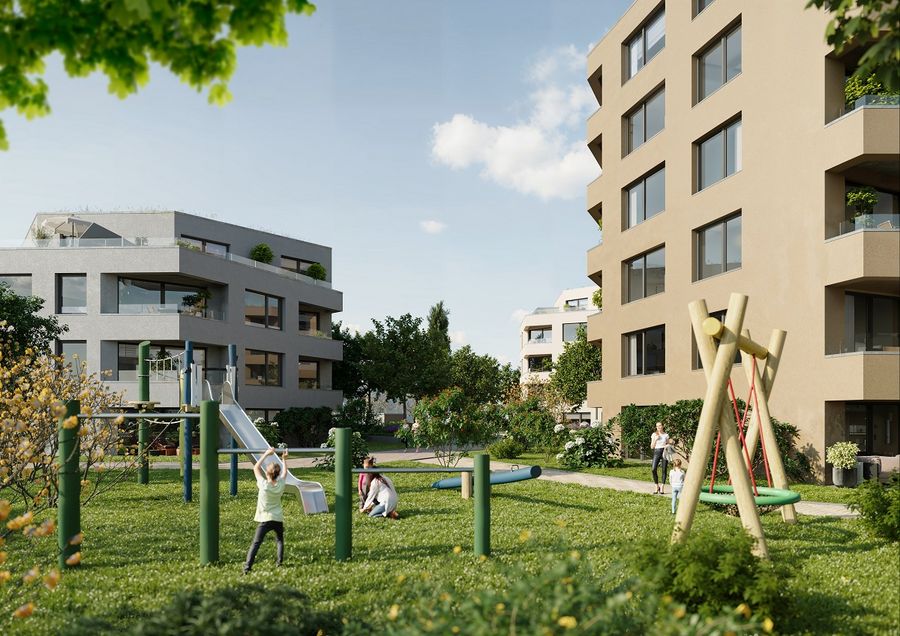 Mannheim begrüßt neues Wohnprojekt: Bau von zehn Mehrfamilienhäusern mit insgesamt 176 Wohnungen auf FRANKLIN-Gelände gestartet