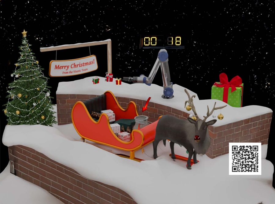 Visoric lädt in die interaktive Online-Weihnachtswelt