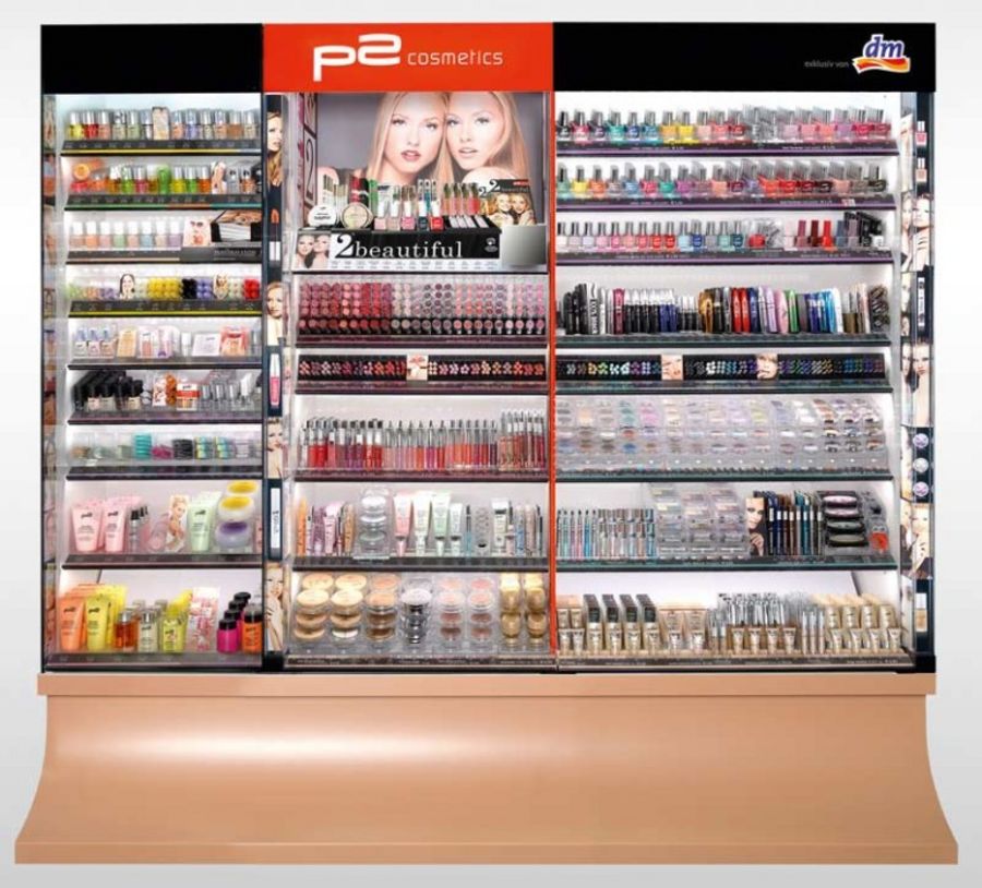 Kosmetik-Theke von P2 Kosmetik-Theke von P2