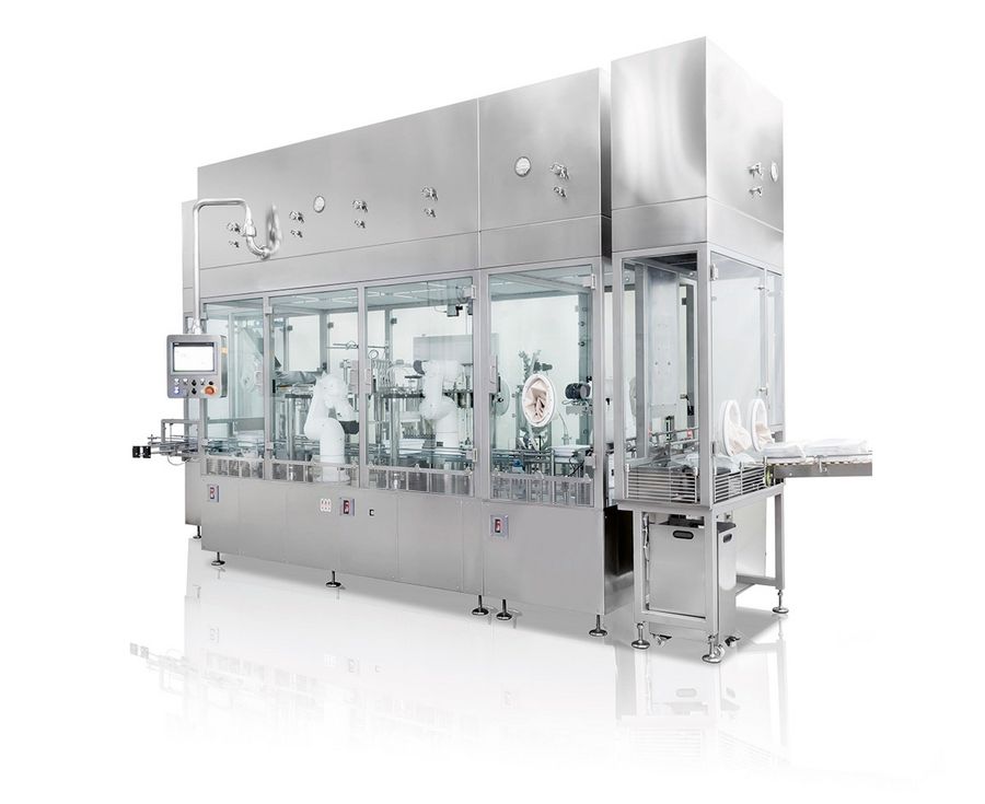 Steriline 671 robotic nest filling line