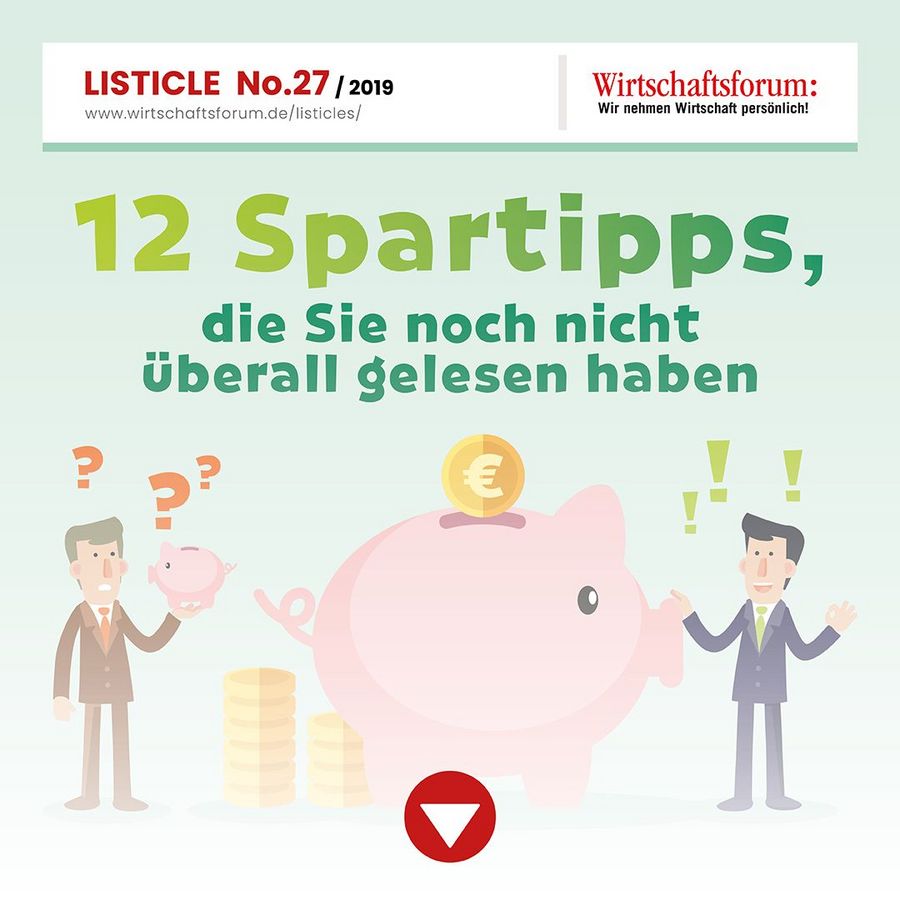 12 Spartipps, die Sie noch nicht überall gelesen haben