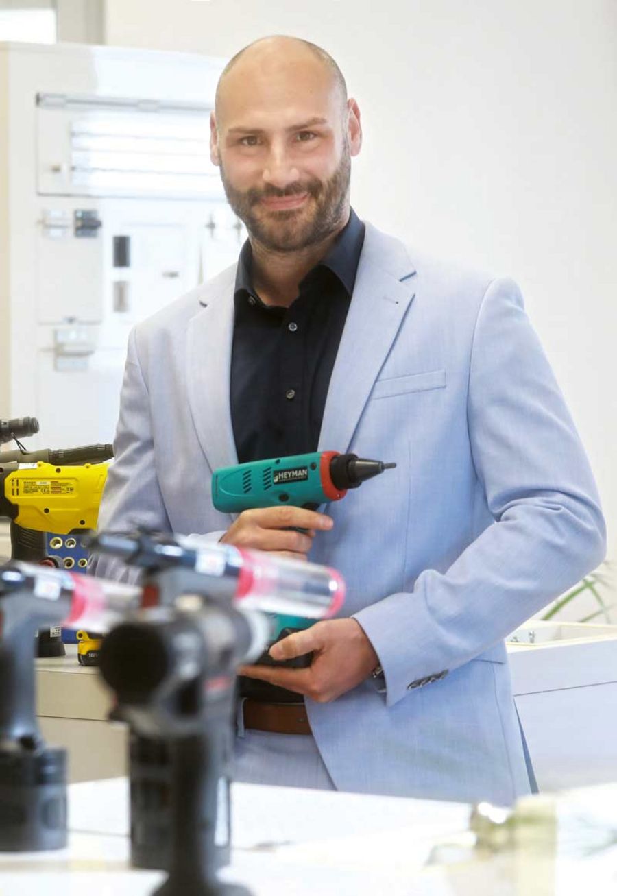 Christian De Razza, Geschäftsführer der Heyman Manufacturing GmbH Christian De Razza, Geschäftsführer der Heyman Manufacturing GmbH