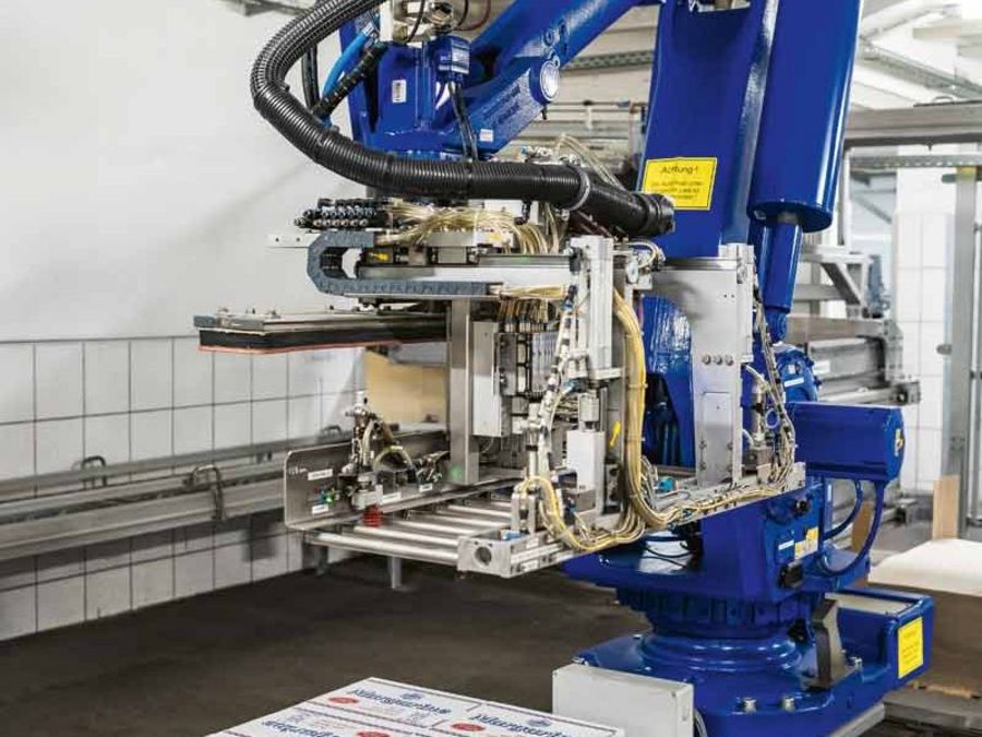 Ostthüringer Nahrungsmittelwerk Gera Palettierroboter Ostthüringer Nahrungsmittelwerk Gera Palettierroboter