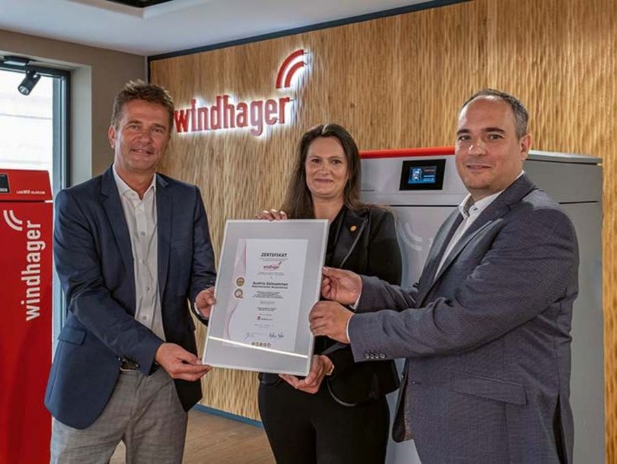 Windhager Zentralheizungen Auszeichnung Windhager Zentralheizungen Auszeichnung