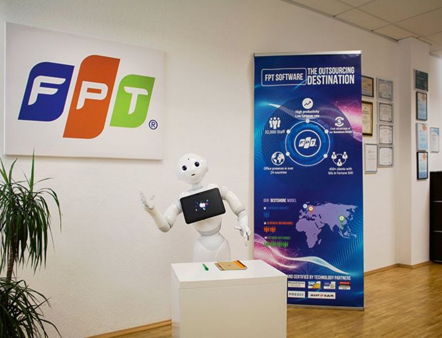 In der Lobby der FPT Deutschland GmbH in Essen In der Lobby der FPT Deutschland GmbH in Essen