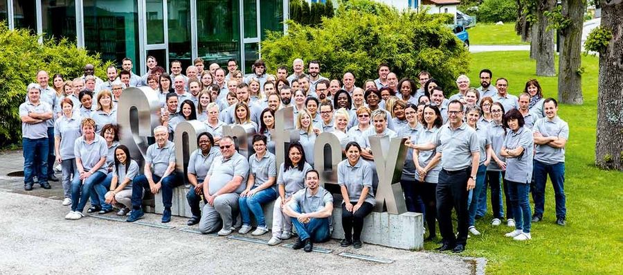 Das Sontex-Team trägt maßgeblich zum Erfolg des Unternehmens bei Das Sontex-Team trägt maßgeblich zum Erfolg des Unternehmens bei