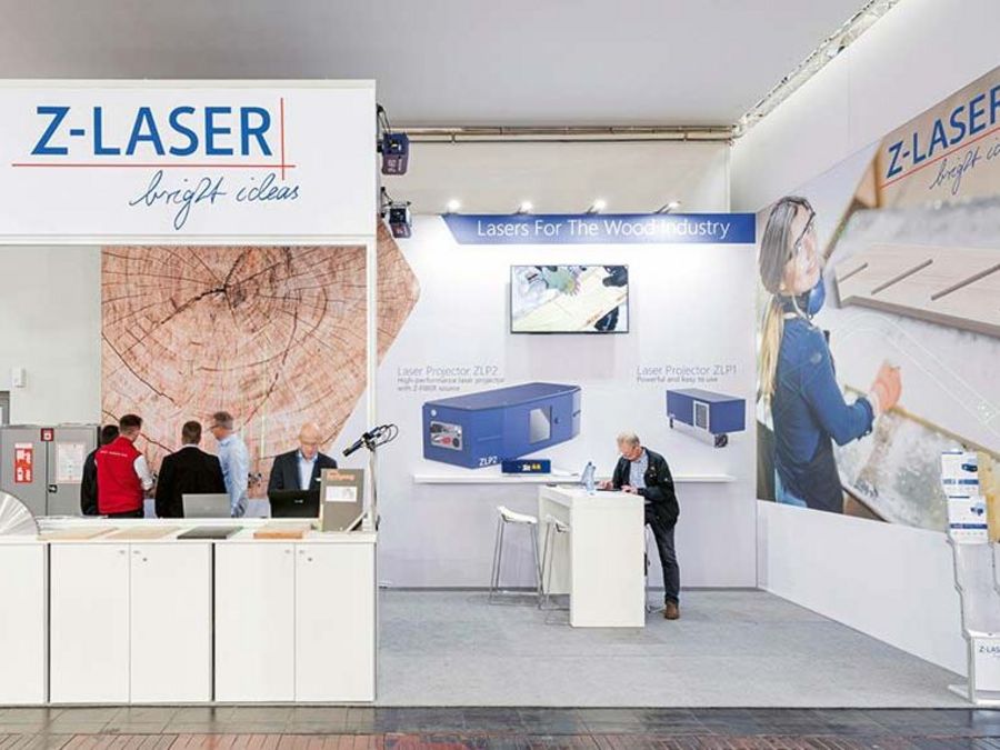 Z-Laser Messestand Z-Laser Messestand