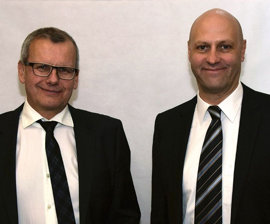 Ing. Gisbert Wieser und Dipl.-Ing. Martin Seidner, Geschäftsführer der BERNARD Ingenieure ZT GmbH Ing. Gisbert Wieser und Dipl.-Ing. Martin Seidner, Geschäftsführer der BERNARD Ingenieure ZT GmbH