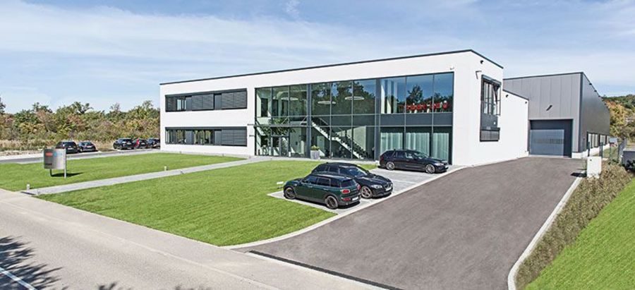 Der HEMO-Firmensitz in Ötisheim, Baden-Württemberg Der HEMO-Firmensitz in Ötisheim, Baden-Württemberg