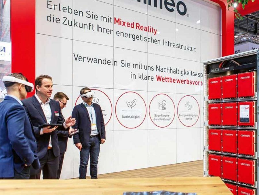 Commeo - Messestand e-world Messe Essen Commeo - Messestand e-world Messe Essen