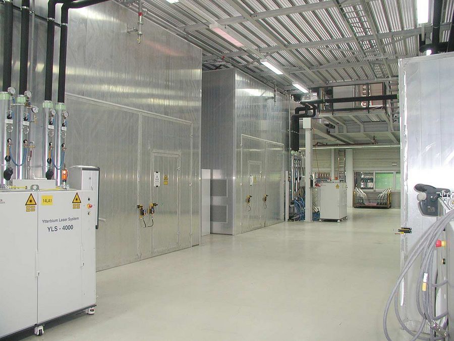 Laserkabinen werden von Heinrichs & Co. im Baukastensystem und individuell angeboten Laserkabinen werden von Heinrichs & Co. im Baukastensystem und individuell angeboten