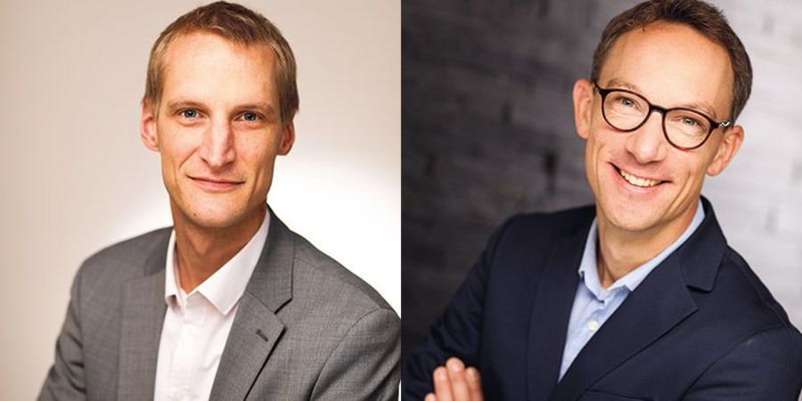 Jens Eilert und Jonas Schmidt, Geschäftsführer der Heinrich Tapp GmbH
