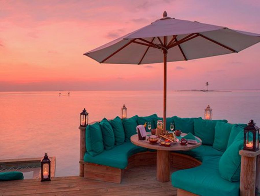 Hotel Gili Lankanfushi Bar am Strand