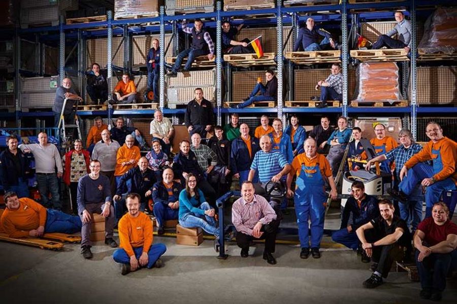 Individuelle Fertigung: Die Mäher werden von Hand zusammengebaut Individuelle Fertigung: Die Mäher werden von Hand zusammengebaut