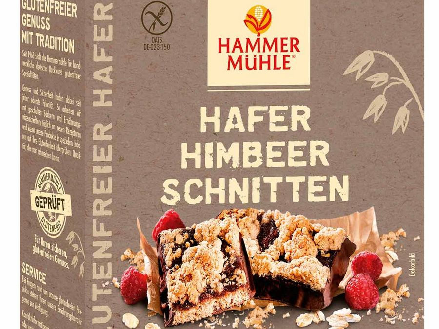 Hafer Himbeer Schnitten Hafer Himbeer Schnitten