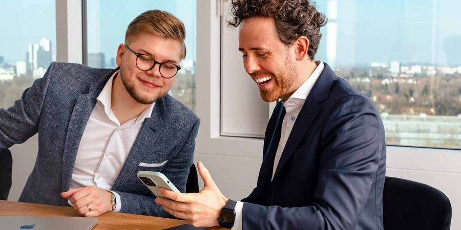 Alan Szymanek und Damian Prus, Geschäftsführer der Internet UpGmbH
