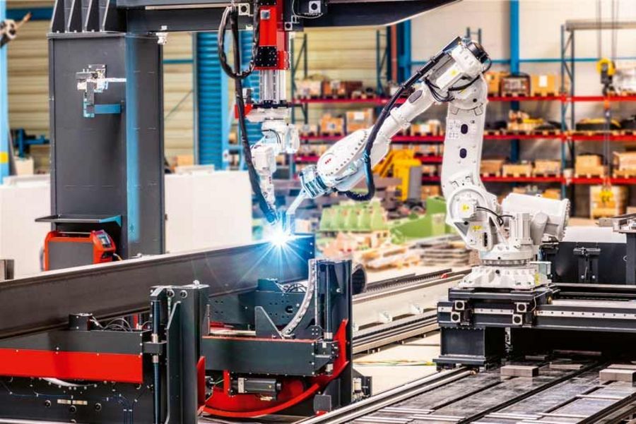 Zeman Bauelemente Produktionsroboter Zeman Bauelemente Produktionsroboter