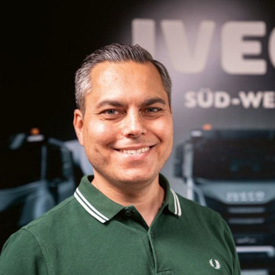 Yves Nax, Geschäftsführer der IVECO Süd-West Nutzfahrzeuge GmbH Yves Nax, Geschäftsführer der IVECO Süd-West Nutzfahrzeuge GmbH