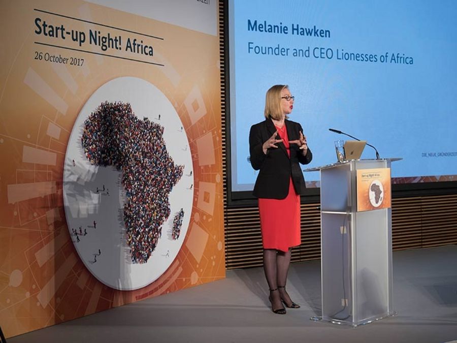 Melanie Hawken, CEO und Gründerin Lionesses of Africa Melanie Hawken, CEO und Gründerin Lionesses of Africa