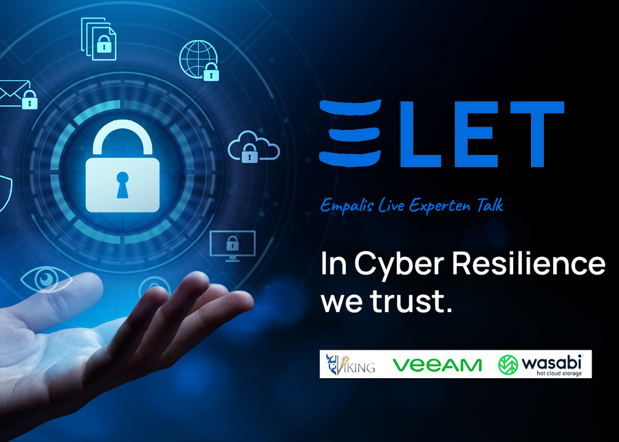 Online-Panel: In Cyber Resilience we trust - Mit Zero Trust, 3rd Copy und KI-basierter Anomalienerkennung Risiken effizienter minimieren