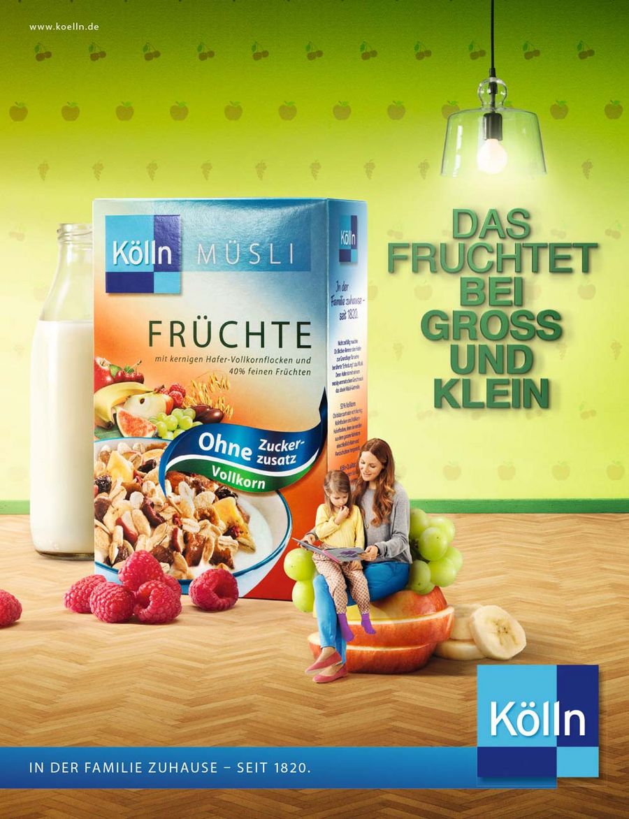Kölln Müsli Früchte. Kölln Müsli Früchte.