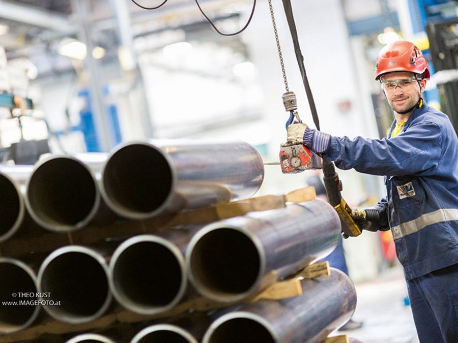 Blick in die Fertigung von Worthington Cylinders