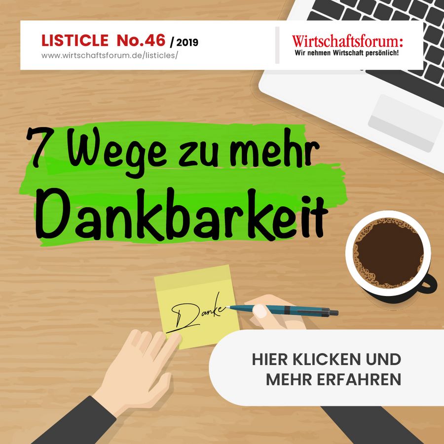 7 Wege zu mehr Dankbarkeit 7 Wege zu mehr Dankbarkeit