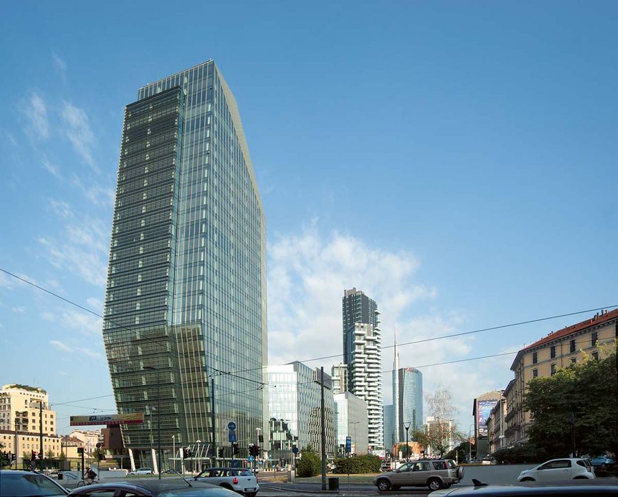 Drytech - Das 43.000 m² große Parkhaus Quartier Porta Nuova in Mailand Drytech - Das 43.000 m² große Parkhaus Quartier Porta Nuova in Mailand