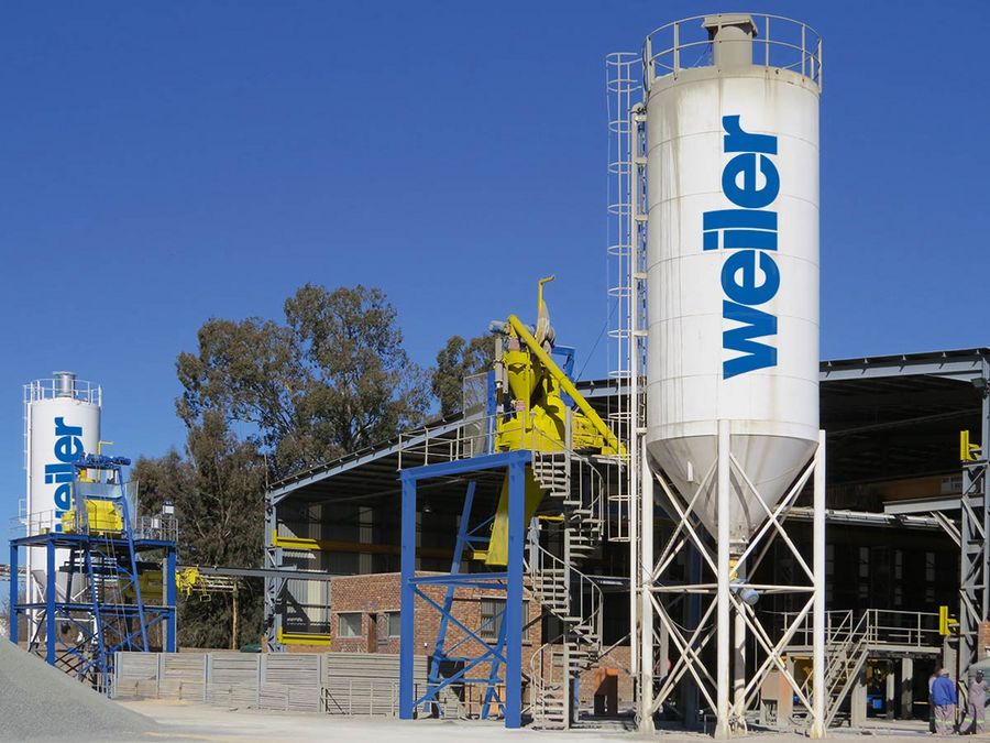 Dieses Betonfertigteilwerk ist in Botswana aktiv Dieses Betonfertigteilwerk ist in Botswana aktiv