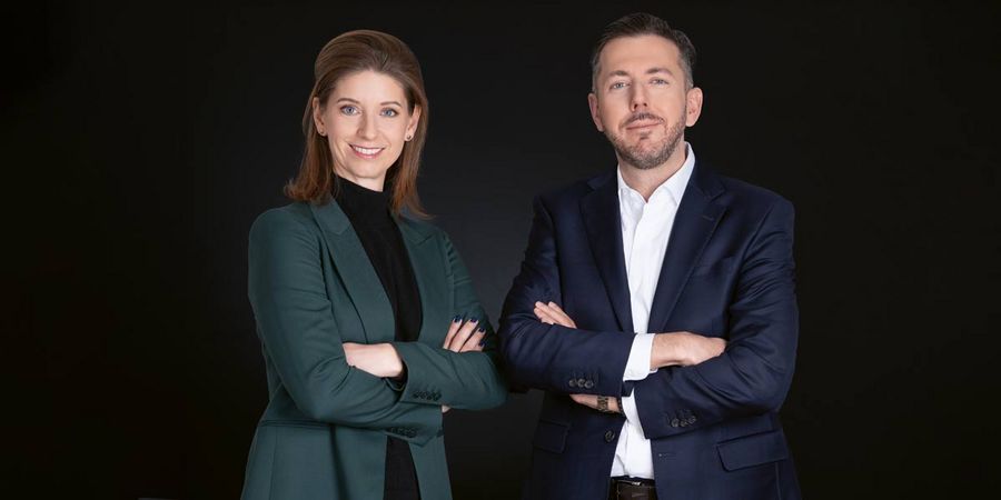 Antonia Gilbert, CCO und Darko Cvijetinovic, CEO der MJet GmbH Antonia Gilbert, CCO und Darko Cvijetinovic, CEO der MJet GmbH