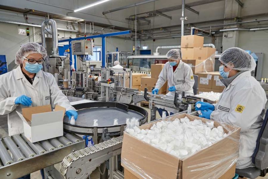 Aerochemica Dr. Deppe Konfektionierungsbereich Aerochemica Dr. Deppe Konfektionierungsbereich