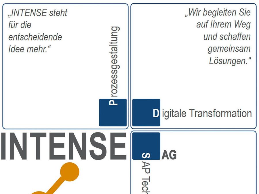 INTENSE ist Spezialist für die Implementierung von SAP-Anwendungen INTENSE ist Spezialist für die Implementierung von SAP-Anwendungen