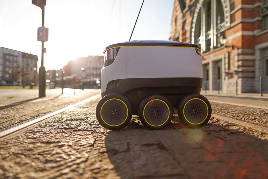 Auslieferungsroboter von Starship Technologies Auslieferungsroboter von Starship Technologies
