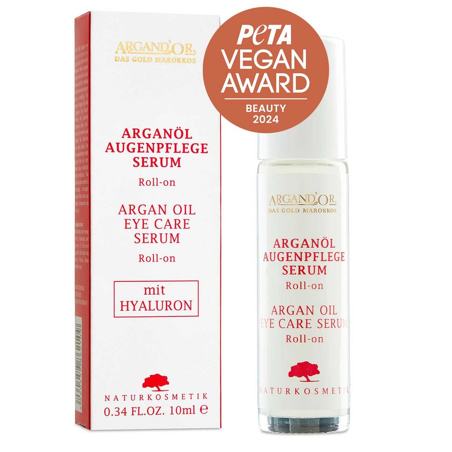 PETA VEGAN BEAUTY AWARD 2024 in der Kategorie BESTE VEGANE AUGENPFLEGE für ArgandOr Cosmetic GmbH