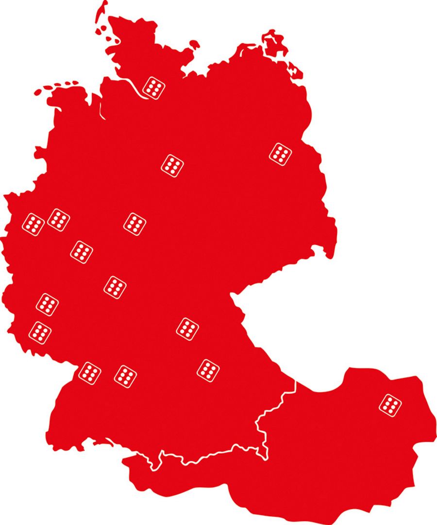 DIE6 Landkarte DIE6 Landkarte