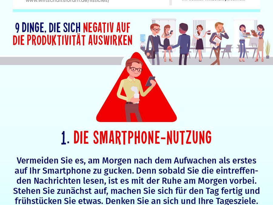 Die Smartphone-Nutzung