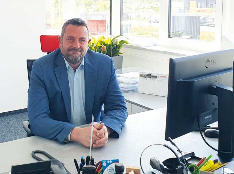 Jens Dörffler, Geschäftsführender Gesellschafter der Dörffler & Schütz Transport + Logistik GmbH Jens Dörffler, Geschäftsführender Gesellschafter der Dörffler & Schütz Transport + Logistik GmbH