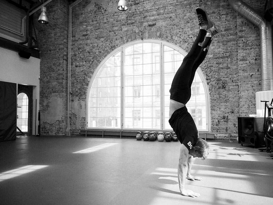 Henrik Bunge in the gym Henrik Bunge in the gym