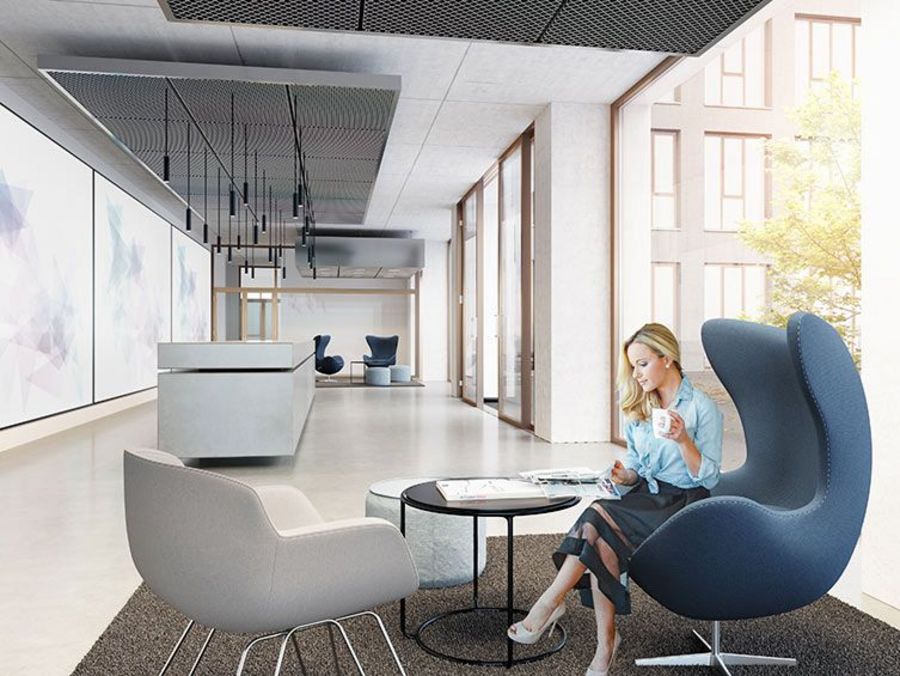 ADLER Immobilien Investment Holding GmbH Artem Visualisierung des Foyers ADLER Immobilien Investment Holding GmbH Artem Visualisierung des Foyers