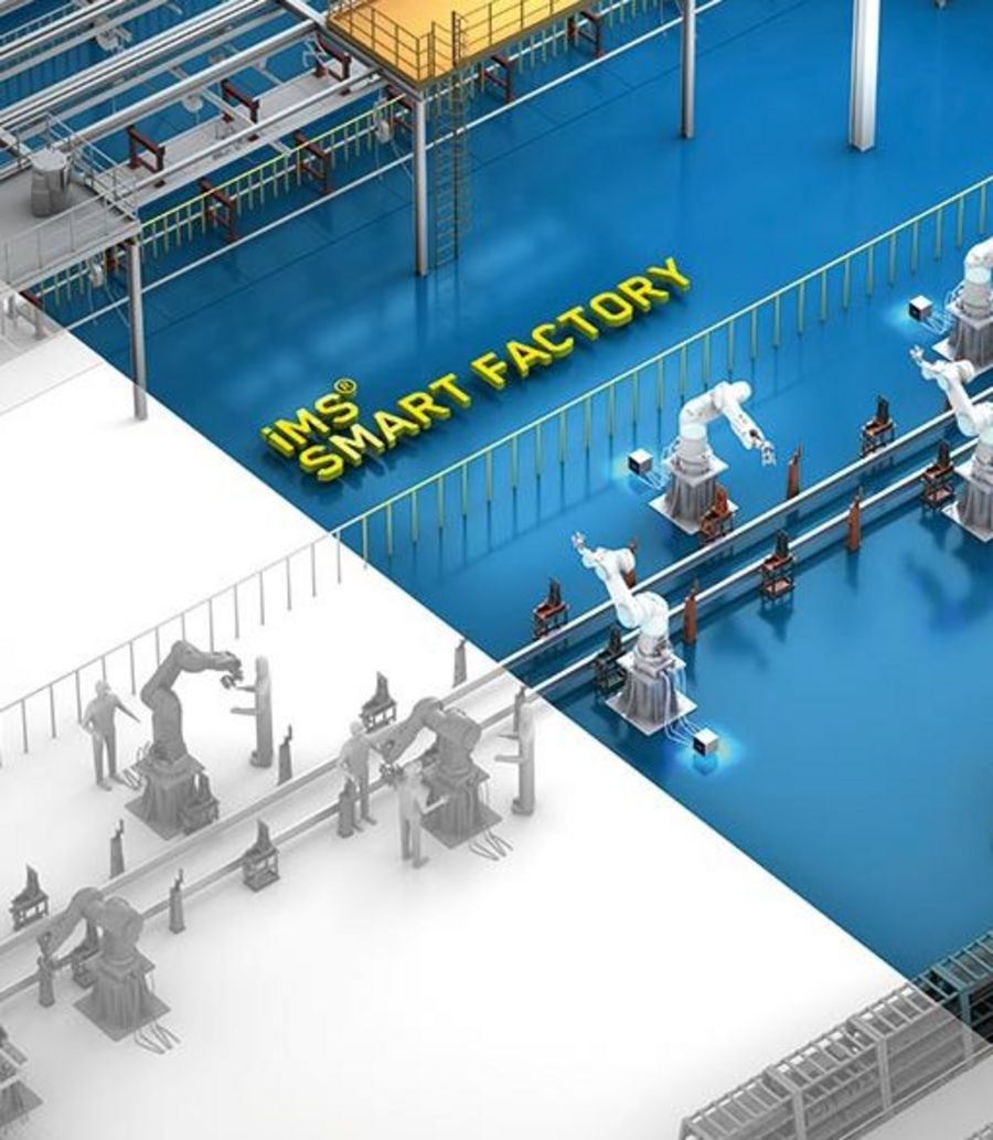 Die Smart Factory kann sich durch iMS® automatisch kalibrieren Die Smart Factory kann sich durch iMS® automatisch kalibrieren
