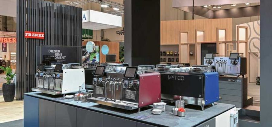 Franke Coffee Systems Messestand Mytico Franke Coffee Systems Messestand Mytico