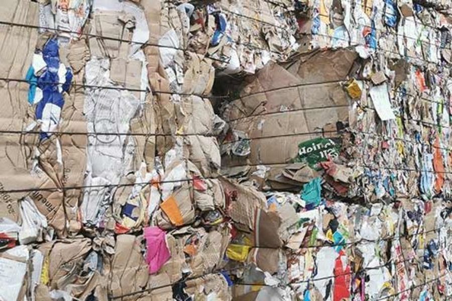 Thüringen Recycling Altpapier und Pappe